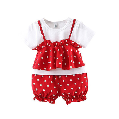 Summer Girls Clothes Set 2PCS Casual Dot T-shirt Short Pants Set Baby Girls Fashion Clothes
Summer Girls Clothes Set 2PCS Casual Dot T-shirt Short Pants Set Baby Girls Fashion Clothes