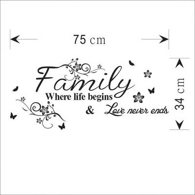 English Proverbs Flower Pattern Waterproof Self Adhesive Decorative TV Background Wall Sticker
English Proverbs Flower Pattern Waterproof Self Adhesive Decorative TV Background Wall Sticker