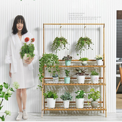 Gobestart Bamboo Hanging Plant Stand Planter Shelves Flower Pot Organizer Storage Rack
Gobestart Bamboo Hanging Plant Stand Planter Shelves Flower Pot Organizer Storage Rack