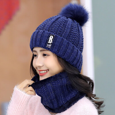 Fashion Cotton B Letters Knitted Hat And Hat Scarf Women Soft Winter Warm Beanies Caps Outdoor Sport Hats
Fashion Cotton B Letters Knitted Hat And Hat Scarf Women Soft Winter Warm Beanies Caps Outdoor Sport Hats