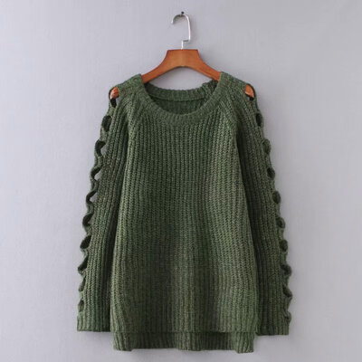 Knitted Sweater Womens Round Neck Hollow Design Fashion Slim Autumn And Winter New Loose Simple Thick Warm Warm Wild
Knitted Sweater Womens Round Neck Hollow Design Fashion Slim Autumn And Winter New Loose Simple Thick Warm Warm Wild