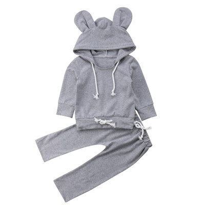 Baby Clothes Toddler Kids Baby Girl Boy Hoody Pant Set Fashionable Concise Comfy Kid Clothes Set
Baby Clothes Toddler Kids Baby Girl Boy Hoody Pant Set Fashionable Concise Comfy Kid Clothes Set