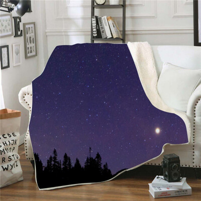 Starry Sky Nightscape Double-Sided Super Soft Sherpa Fleece Throw Blanket For Home Sofa Bed Travelling Camping Blanket Boys
Starry Sky Nightscape Double-Sided Super Soft Sherpa Fleece Throw Blanket For Home Sofa Bed Travelling Camping Blanket Boys