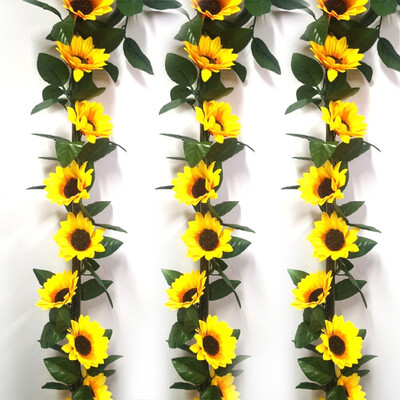 Artificial flowers vine simulation flower cane Sunflower cane Sunflower rattan home flowers decoration wholesale
Artificial flowers vine simulation flower cane Sunflower cane Sunflower rattan home flowers decoration wholesale