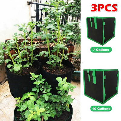 3pcsSet 710 Gallon Plants Flower Container Growing PH Bag Vegetable Pot Planting
3pcsSet 710 Gallon Plants Flower Container Growing PH Bag Vegetable Pot Planting