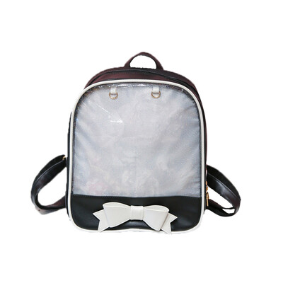 Female High School Student Fashion Cute Transparent Bow Backpack Children Candy Color Bag
Female High School Student Fashion Cute Transparent Bow Backpack Children Candy Color Bag