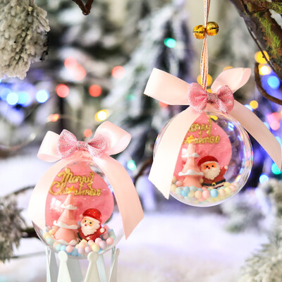 Gobestart Clear Plastic Baubles Christmas Baubles Sphere Fillable Xmas Tree Ornament Gift
Gobestart Clear Plastic Baubles Christmas Baubles Sphere Fillable Xmas Tree Ornament Gift