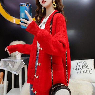 White Sweater Women Korean Style Double-breasted Solid Long Sweet Sweater Cardigan Loose Casual V-neck Female Knit Cardigan
White Sweater Women Korean Style Double-breasted Solid Long Sweet Sweater Cardigan Loose Casual V-neck Female Knit Cardigan