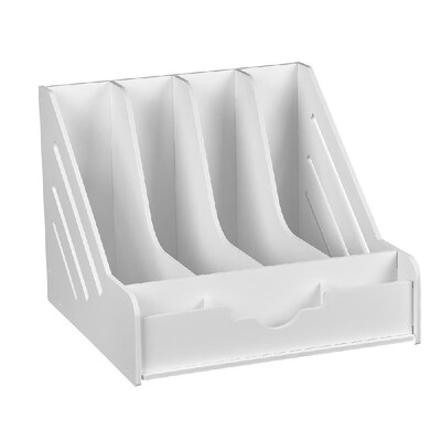 Book Magazine Holder Desk Organizer Stationery Storage Stand Shelf Rack Desktop File Rack Storage Artifact Multi-layer Large Capac
Book Magazine Holder Desk Organizer Stationery Storage Stand Shelf Rack Desktop File Rack Storage Artifact Multi-layer Large Capac