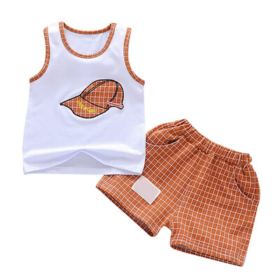 Baby Clothes Summer Baby Boys Sleeveless Cartoon Cap Print Tops Blouse VestPlaid Shorts Children Casual Outfits Sets
Baby Clothes Summer Baby Boys Sleeveless Cartoon Cap Print Tops Blouse VestPlaid Shorts Children Casual Outfits Sets