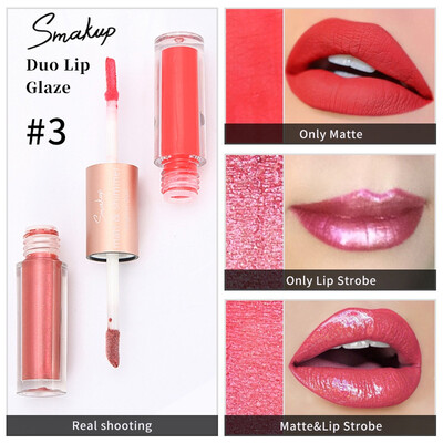 Double end Lip Gloss Makeup 6 Colors Liquid Lipstick Mirror Surface Lip Gloss Tint Lasting Moisturizing Non-stick Cup Lip Glaze
Double end Lip Gloss Makeup 6 Colors Liquid Lipstick Mirror Surface Lip Gloss Tint Lasting Moisturizing Non-stick Cup Lip Glaze