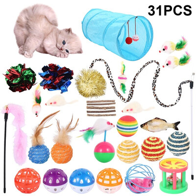 3122 Pcs Cute Mini Cat Toys Pet Funny Interactive Playing Toys for Cats Color Random
3122 Pcs Cute Mini Cat Toys Pet Funny Interactive Playing Toys for Cats Color Random
