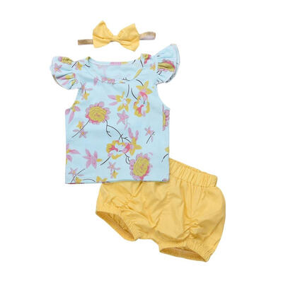 WEIXINBUY Summer Baby Girls Clothes Sets Lace T ShirtShortsHeadband 3 Pcs Infant Suits Comfortable Cotton Kids Casual Suits
WEIXINBUY Summer Baby Girls Clothes Sets Lace T ShirtShortsHeadband 3 Pcs Infant Suits Comfortable Cotton Kids Casual Suits