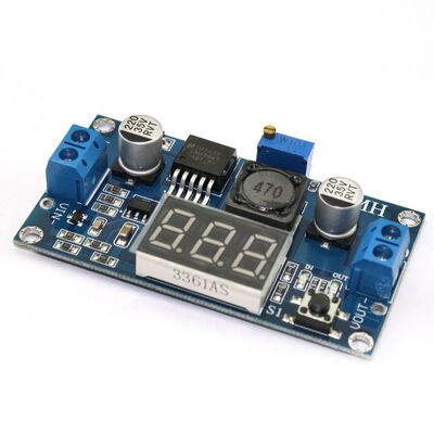 DC-DC Adjustable Power Step-down Module LM2596 Buck LED Converter Board 4V-40V to 125V-37V Voltage Regulator
DC-DC Adjustable Power Step-down Module LM2596 Buck LED Converter Board 4V-40V to 125V-37V Voltage Regulator