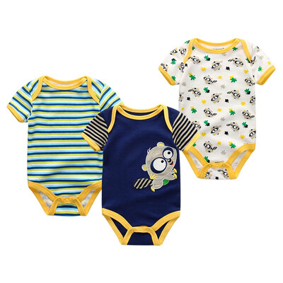 3PCSLot Baby Boy Clothes 0-12M Newborn Cotton Baby Girls Clothes Rompers Babywear Bodysuits Clothing Sets For Babies
3PCSLot Baby Boy Clothes 0-12M Newborn Cotton Baby Girls Clothes Rompers Babywear Bodysuits Clothing Sets For Babies