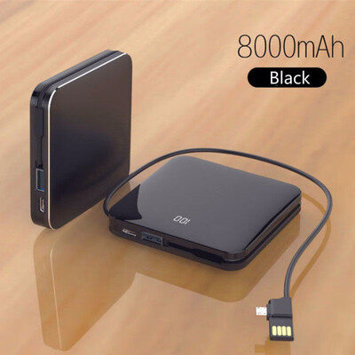 Power Bank Fashion Gift Ultra-Thin Mirror Mini Wireless Charging Mobile Power 8000mAh
Power Bank Fashion Gift Ultra-Thin Mirror Mini Wireless Charging Mobile Power 8000mAh