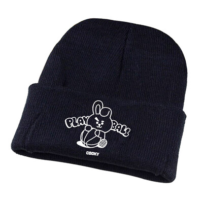 KPOP BTS Bangtan Boys Same Paragraph Knitted Hat Couple Wool Cap Autumn Winter Cartoon Printing Signature Hat ARMY Gift 
KPOP BTS Bangtan Boys Same Paragraph Knitted Hat Couple Wool Cap Autumn Winter Cartoon Printing Signature Hat ARMY Gift