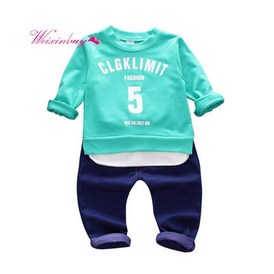 Toddler Boys Clothing Sets autumn Baby Sets Cotton Infant Tracksuits Kids Letter SweatshirtJeans For Boys
Toddler Boys Clothing Sets autumn Baby Sets Cotton Infant Tracksuits Kids Letter SweatshirtJeans For Boys
