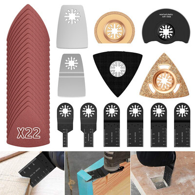 34PCS High carbon steel vibration saw blade combination durable
34PCS High carbon steel vibration saw blade combination durable