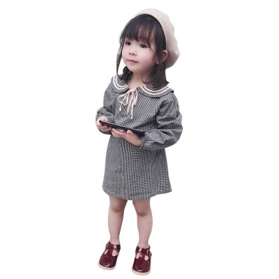 Children Dress for Girls Black White Plaid Print Long Sleeve Princess Sweet Cotton Cute Kid Dress
Children Dress for Girls Black White Plaid Print Long Sleeve Princess Sweet Cotton Cute Kid Dress