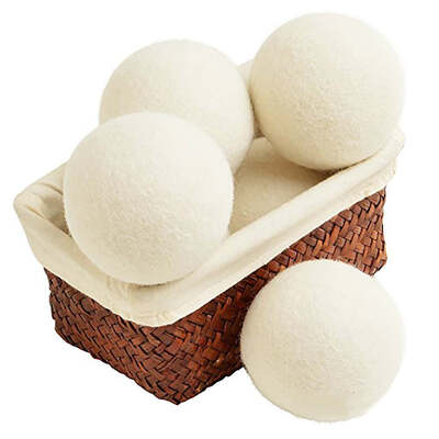 6PCS Natural Fabric Softener Reusable Drying Time Saving Clothing Wrinkles Reducing Wool Dryer Balls 
6PCS Natural Fabric Softener Reusable Drying Time Saving Clothing Wrinkles Reducing Wool Dryer Balls
