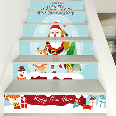 Gobestart Merry Christmas Snowman Santa Stair Sticker Waterproof DIY Decorative Sticker
Gobestart Merry Christmas Snowman Santa Stair Sticker Waterproof DIY Decorative Sticker
