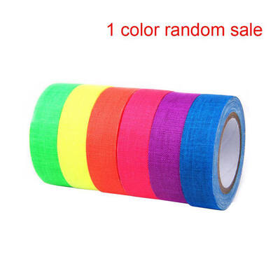 UV Fluorescent Cloth Tape Blacklight Reactive Decor Tape for Party Decoration Colorful Self-adhere Furnish Tape Party Accessory
UV Fluorescent Cloth Tape Blacklight Reactive Decor Tape for Party Decoration Colorful Self-adhere Furnish Tape Party Accessory