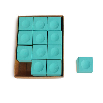 12PCS Billiard Chalk Pool Cue Chalker Cubed Pool Cue Tip Chalk Billiard Supplies Pool Cue Accessory
12PCS Billiard Chalk Pool Cue Chalker Cubed Pool Cue Tip Chalk Billiard Supplies Pool Cue Accessory