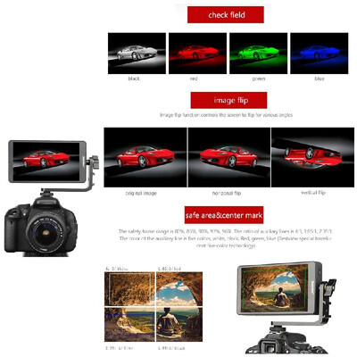 Bestview S5 55 Inch Field Monitor IPS Full HD 1920 1080 4K HDMI Input 160° Wide Viewing Angle for Canon Sony Nikon DSLR Camera
Bestview S5 55 Inch Field Monitor IPS Full HD 1920 1080 4K HDMI Input 160° Wide Viewing Angle for Canon Sony Nikon DSLR Camera