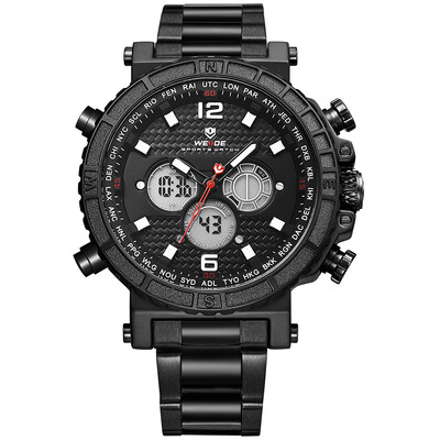 WEIDE WH6305 Quartz Digital Electronic Watch Three Sub-Dials Dual Time Date Week Time Display 3ATM Waterproof Timer Business Men F
WEIDE WH6305 Quartz Digital Electronic Watch Three Sub-Dials Dual Time Date Week Time Display 3ATM Waterproof Timer Business Men F
