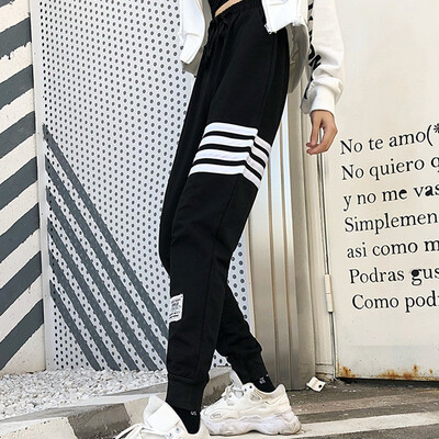 Women Jogging Pants Hip Hop Streetwear Casual Female Autumn Plus Size High Waist Elastic Korean Style Trousers
Women Jogging Pants Hip Hop Streetwear Casual Female Autumn Plus Size High Waist Elastic Korean Style Trousers