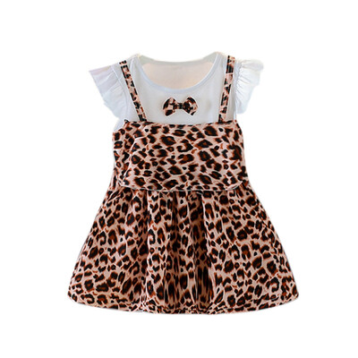 Summer Girls Princess Dress Flare Sleeve Fake 2 Piece Floral Leopard Pattern Dress Kids Toddler Sundress
Summer Girls Princess Dress Flare Sleeve Fake 2 Piece Floral Leopard Pattern Dress Kids Toddler Sundress