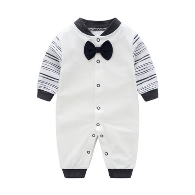 Baby Jumpsuit Autumn Clothing Newborn Cotton Clothes Infant Long Sleeved Rompers Baby Boys Bow Tie Climbing Outwear
Baby Jumpsuit Autumn Clothing Newborn Cotton Clothes Infant Long Sleeved Rompers Baby Boys Bow Tie Climbing Outwear