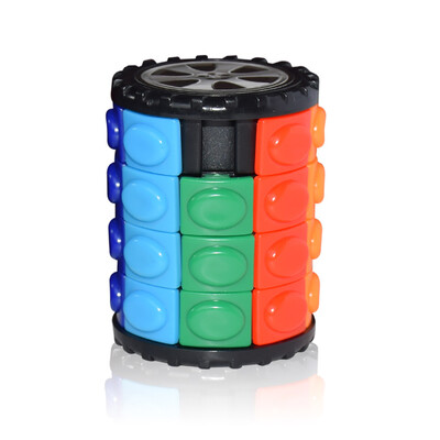 Gotoamei Magic Finger Cube Cylindrical Puzzle Anxiety Stress Focus For Kids