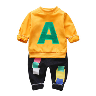 Autumn Boys Suit 3Y-6Y Children Clothes Set Casual Long Sleeve Alphabet Print Shirt Tops Pants Trouser Set 2Pcs Baby Outfits Set
Autumn Boys Suit 3Y-6Y Children Clothes Set Casual Long Sleeve Alphabet Print Shirt Tops Pants Trouser Set 2Pcs Baby Outfits Set