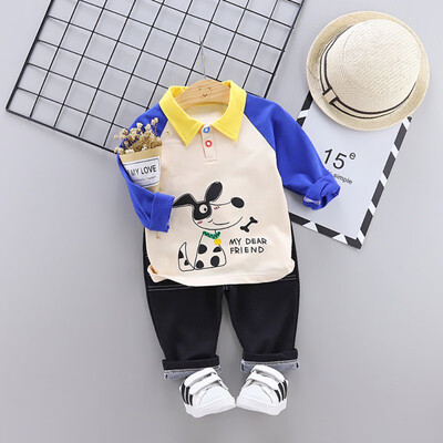 Spring Autumn Casual Baby Long Sleeve Cartoon Printing Top And Trousers Kids Two-piece Outfit Set
Spring Autumn Casual Baby Long Sleeve Cartoon Printing Top And Trousers Kids Two-piece Outfit Set