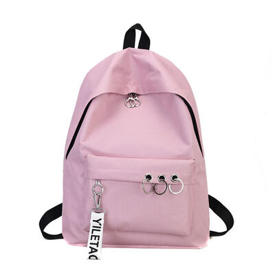 Joker practical canvas backpack large capacity fashion backpack casual light ladies bag hoop ribbon decoration female backpack
Joker practical canvas backpack large capacity fashion backpack casual light ladies bag hoop ribbon decoration female backpack