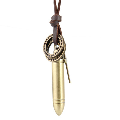 Europe&South Korea Non - Mainstream Fashion Casual Wear Accessories Bronze Leather Necklace 
Europe&South Korea Non - Mainstream Fashion Casual Wear Accessories Bronze Leather Necklace