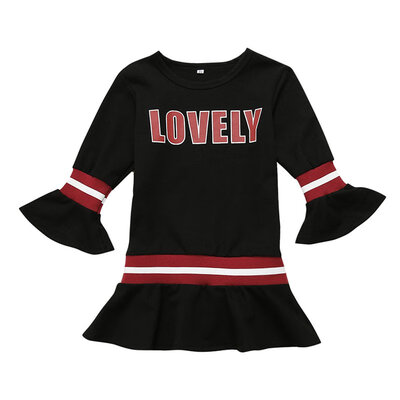 Spring Kids Girls Casual Long Sleeve Dress Costume Baby Letter Print Children Cotton Dresses New
Spring Kids Girls Casual Long Sleeve Dress Costume Baby Letter Print Children Cotton Dresses New