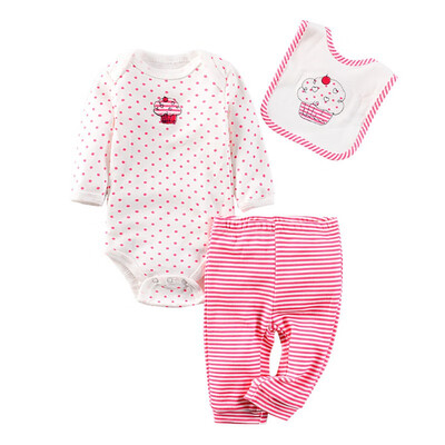 3PCS Sets Newborn Infant Baby girls Boy Clothes Bodysuit Romper Pants Hat Bibs Autumn Spring Cotton Toddler Bebe Outfits
3PCS Sets Newborn Infant Baby girls Boy Clothes Bodysuit Romper Pants Hat Bibs Autumn Spring Cotton Toddler Bebe Outfits