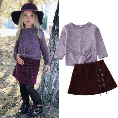 2PCS Toddler Baby Girls Autumn Winter Clothes Sweater TopsMini Skirt Outfits US
2PCS Toddler Baby Girls Autumn Winter Clothes Sweater TopsMini Skirt Outfits US