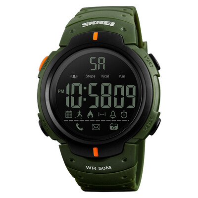 SKMEI Mens 5ATM Water-resistant Sport Fitness Tracker Smart Watch BT Pedometer Stop Watch Count Down Alarm Distance Cal
SKMEI Mens 5ATM Water-resistant Sport Fitness Tracker Smart Watch BT Pedometer Stop Watch Count Down Alarm Distance Cal