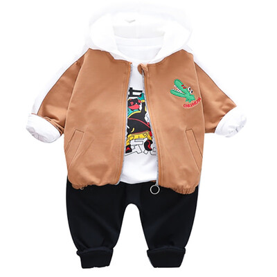 Autumn Baby Boy Girl Cute Long Sleeve Cartoon Print T-shirt Hoodie Dinosaur Sweatshirt Trousers Casual Outfits
Autumn Baby Boy Girl Cute Long Sleeve Cartoon Print T-shirt Hoodie Dinosaur Sweatshirt Trousers Casual Outfits