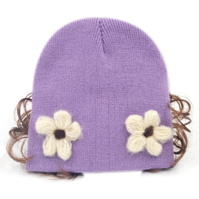 Winter New Girls Hat Fashion Cute Wig Flower Hair Children Baby Kids Cap Floral Warm Knitted Earmuff Wig Caps Baby Accessories
Winter New Girls Hat Fashion Cute Wig Flower Hair Children Baby Kids Cap Floral Warm Knitted Earmuff Wig Caps Baby Accessories