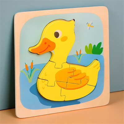 Siaonvr Childrens Puzzle Grasp Board Puzzle Birthday Boy Girl Educational Toy