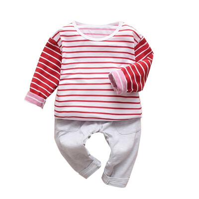 Autumn Casual Baby Boy Clothes Striped Printing Long Sleeve Top Trousers Kid 2PCs Outfit Set
Autumn Casual Baby Boy Clothes Striped Printing Long Sleeve Top Trousers Kid 2PCs Outfit Set