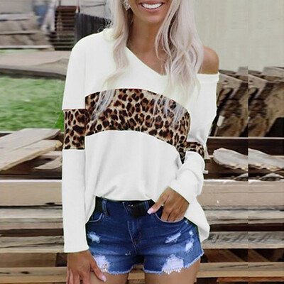 Women T-shirt Leopard 2019 Fashion Lady Casual Long Sleeve Autumn T shirt Sexy V-Neck Tees Femme Ladies Plus Size Clothes
Women T-shirt Leopard 2019 Fashion Lady Casual Long Sleeve Autumn T shirt Sexy V-Neck Tees Femme Ladies Plus Size Clothes