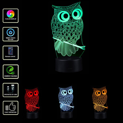 〖Follure〗LED 3D Illuminated Lamp Optical Illusion Desk Night Light With 7 Color Changing
〖Follure〗LED 3D Illuminated Lamp Optical Illusion Desk Night Light With 7 Color Changing