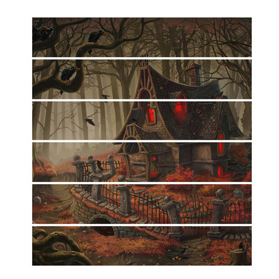 6pcs Removable Stair Sticker Self-adhesive Halloween Gloomy House Witch Pumpkin Stair Sticker Waterproof Wall Sticker Festival
6pcs Removable Stair Sticker Self-adhesive Halloween Gloomy House Witch Pumpkin Stair Sticker Waterproof Wall Sticker Festival