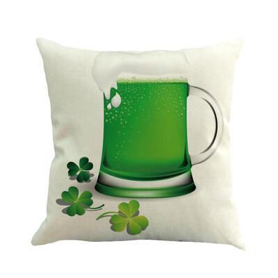 Happy green St Patricks day clover green hat Throw Pillow Cover Cushion Case Cotton Linen Material Decorative
Happy green St Patricks day clover green hat Throw Pillow Cover Cushion Case Cotton Linen Material Decorative